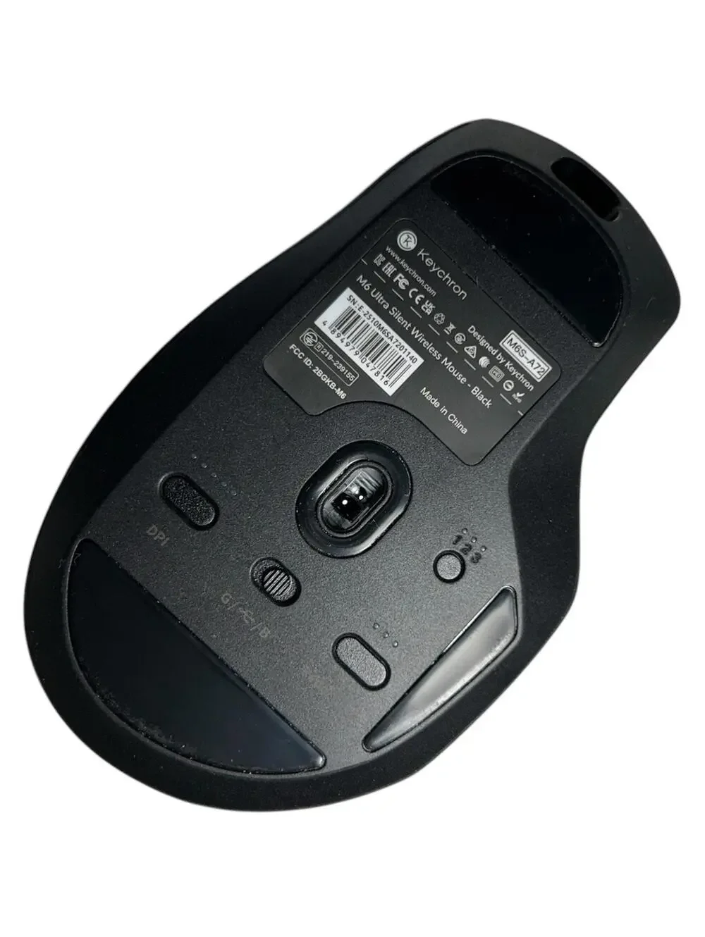 Keychron M6 Lite Wireless Gaming Mouse, Programmable, for Windows/Mac/Linux -NEW